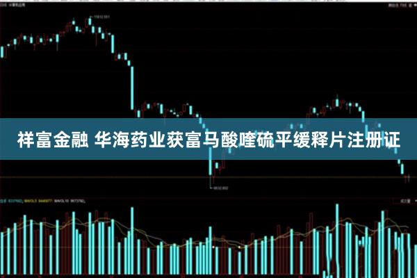祥富金融 华海药业获富马酸喹硫平缓释片注册证