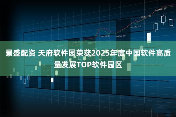 景盛配资 天府软件园荣获2025年度中国软件高质量发展TOP软件园区